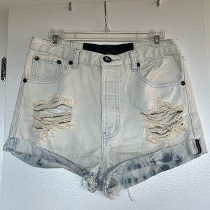 One Teaspoon light wash shorts